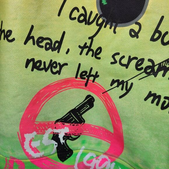 FNTY Flying Ninety Long Sleeve Embellished Rhinestone Bling Hoodie Large - Picture 8 of 9